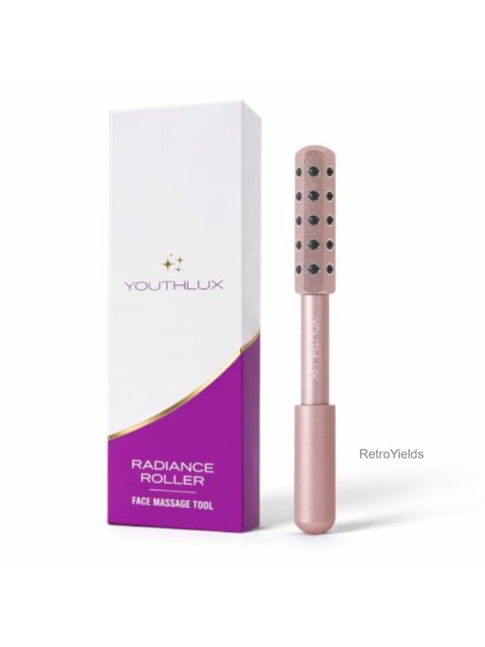Germanium Stone Facial Massage Roller Wand for Lifting Sculpting De-Puffing